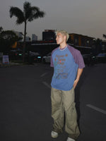 Letter Print Raglan Sleeve T-Shirt 2