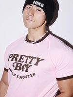 Letter Print Ringer T-Shirt 5