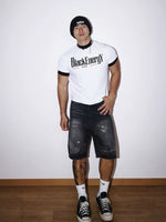 Letter Print Slim Fit T-Shirt 2