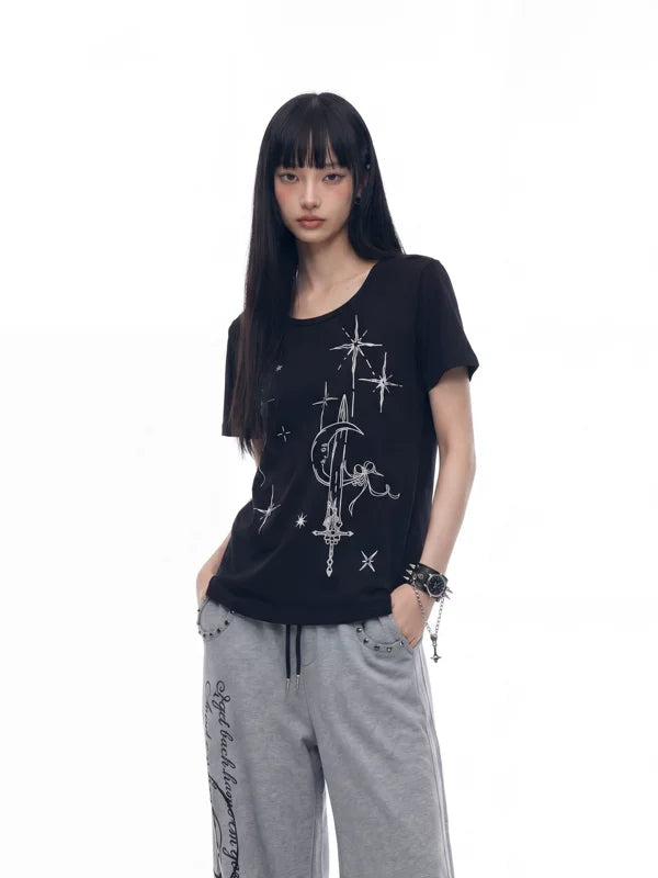 Lightweight Printed Slim Fit T-Shirt 2
