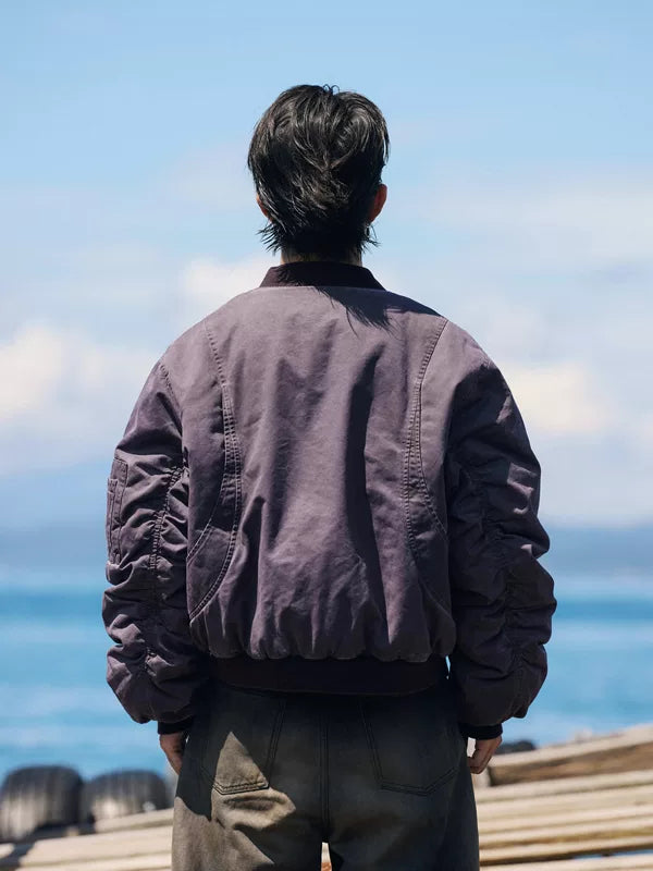 Lobster-Button MA-1 Bomber Pilot Jacket 4