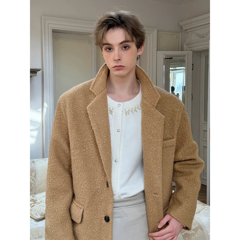 Long Alpaca Wool Overcoat for Men 3