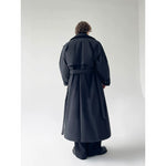 Long Belted Duck Down Puffer Coat 5