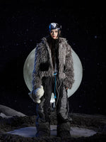 Long Hair Faux Fur Short Jacket 3