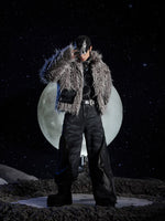 Long Hair Faux Fur Short Jacket 4