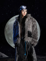 Long Hair Faux Fur Short Jacket 5