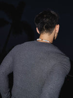 Long Sleeve Button-Down Henley Knit Sweater 5