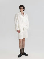 Long-Sleeve Pajama Style Shirt and Shorts 5