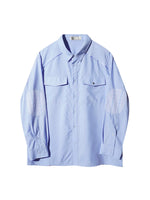 Long Sleeve Patchwork Utility Shirt 5