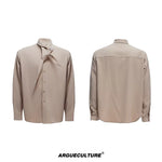 6195637215861,6195637215867,6195637215873,6195637215879, Long-Sleeve Scarf Shirt and Pants Set