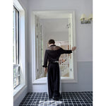Long Sleeve Shirt with Sheer Beaded Back 1
