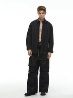 Long Sleeve Utility Shirt with Buttons 2