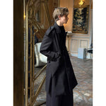 Long Wool Double-Breasted Overcoat 3