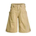 6263851314992,6263851314994,6263851314996,6263851314998,6263851315000, Loose Cotton Workwear Capri Pants