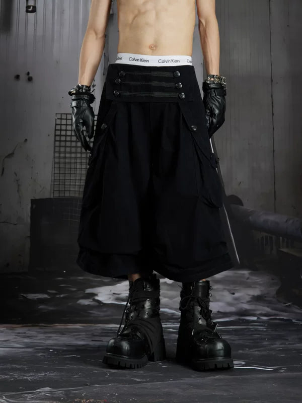 Loose Fit Cargo Capri Pants 5
