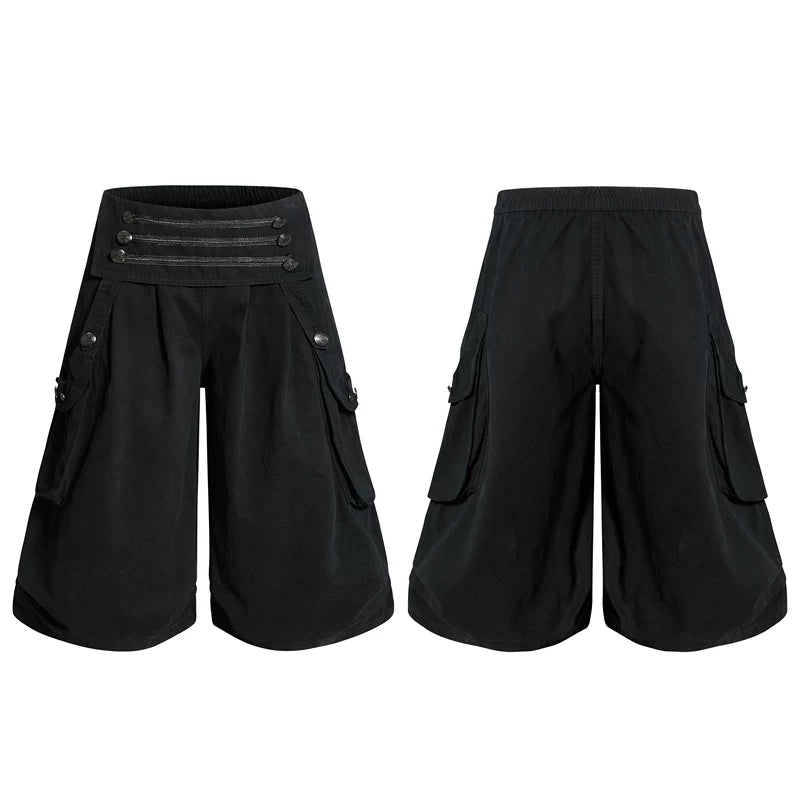 6087111016255,6087111016256,6087111016257,6087111016258,6087111016259, Loose Fit Cargo Capri Pants