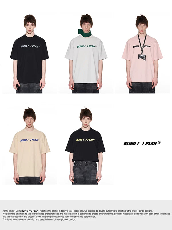 Loose Fit Crew Neck Logo T-Shirt 2