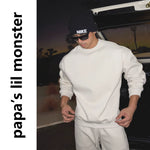5943367404929,5943367404930,5943367404931,5943367404932,5943367404933, Loose Fit Crew Neck Pullover Sweatshirt