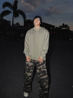 Loose Fit Crew Neck Sweatshirt 4