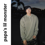 6113349030159,6113349030160,6113349030161,6113349030162,6113349030163, Loose Fit Crew Neck Sweatshirt