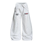 6077414225452,6077414225453,6077414225454,6077414225455, Loose Fit Elastic Waist Pants
