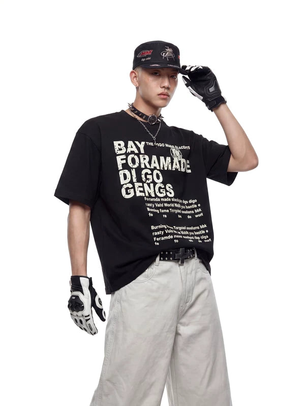 Loose Fit Graphic Print T-Shirt 1