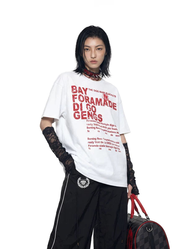 Loose Fit Graphic Print T-Shirt 2