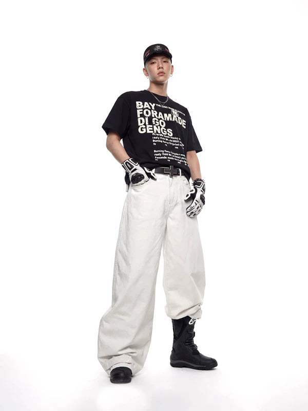 Loose Fit Graphic Print T-Shirt 4