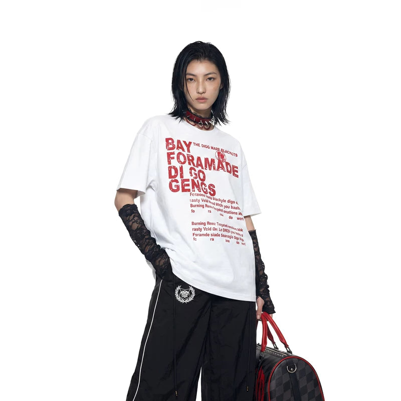 6076598368258,6076598368259,6076598368260,6076598368261, Loose Fit Graphic Print T-Shirt