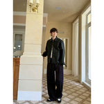 Loose Fit Leather Jacket with Large Pockets 3