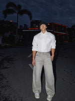 Loose Fit Long-Sleeve Button-Down Shirt 5