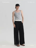 Loose Fit Nylon Sports Pants 1