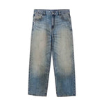 6112870422162,6112870422163,6112870422164,6112870422165,6112870422166, Loose Fit Selvedge Straight Leg Jeans Pants