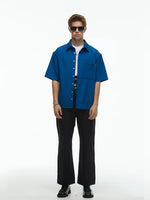 Loose-Fit Short-Sleeve Shirt and Pants Set 1