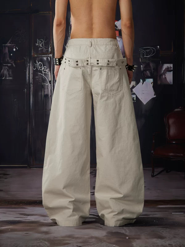 Loose Fit Wide-Leg Cargo Pants 3