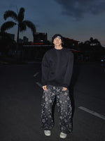 Loose-Fitting Crew Neck Pullover Sweatshirt 4