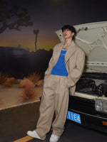Loose-Fitting Suit Jacket and Pants Set 1