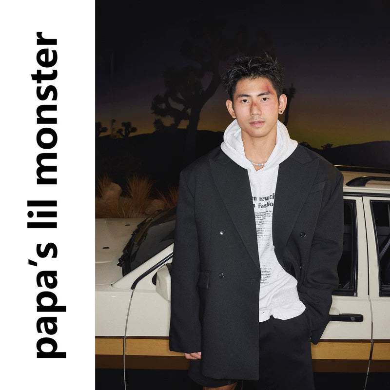 5945161201753,5945161201754,5945161201755, Loose-Fitting Suit Jacket and Pants Set