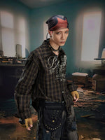 Loose Plaid Button-Down Casual Shirt 3