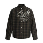 6046674502920,6046674502921,6046674502922,6046674502923, Loose Plaid Button-Down Casual Shirt