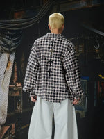 Loose Plaid Button Up Shirt 4
