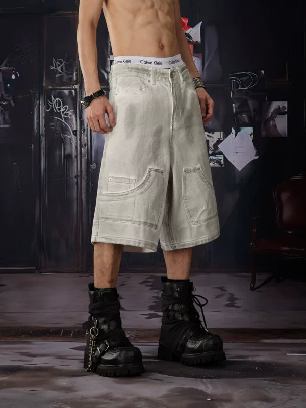 Loose Straight Denim Shorts 3
