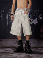Loose Straight Denim Shorts 5