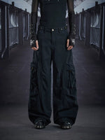 Loose Straight Leg Multi-Pocket Cargo Pants 2