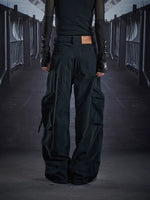 Loose Straight Leg Multi-Pocket Cargo Pants 5