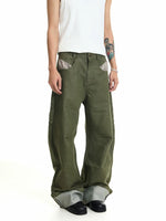 Loose Wide-Leg Cargo Pants 2