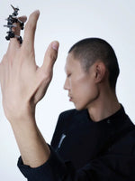 Mechanical Biopunk Finger Ring 4