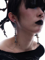 Mechanical Punk Dangle Earrings 3