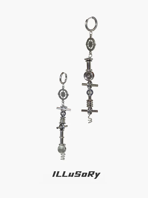 Mechanical Punk Dangle Earrings 5