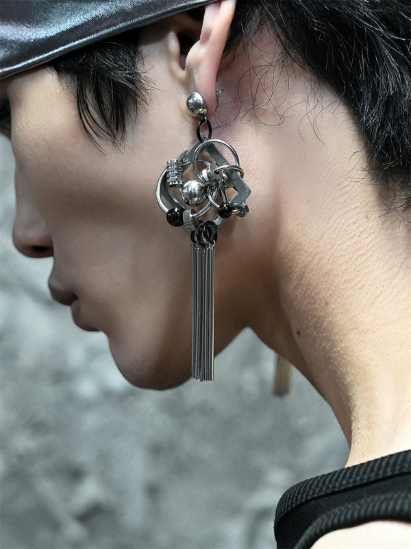 Mechanical Punk Ear Clip Earrings 2